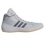 adidas Men's Boy's HVC2 Wrestling Mat Shoe Ankle Strap (Light Gray/Onyx, 11.5), Onyx Gray, 11.5