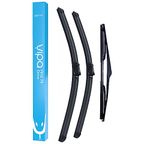 Vipa Wiper Blade Set fits: FORD FIESTA MK7 Hatchback Sep 2008 to Apr 2018