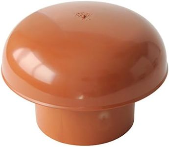 First Plast cdvm100t Chapeau de ventilation tête esalatore, rouge, diamètre 100 mm