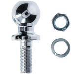 Trailer Hitch Ball, 50mm 3.5T Tow Ball Head Bolt, Ball Head Coupling Rail, Ball Head Trailer Coupling, Heavy Duty Tow Ball, Short Trailer Coupling, for Towing Caravans Trailers Trucks