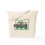 CafePress Made In Oregon Tote Bag Natural Canvas Tote Bag, Reusable Shopping Bag