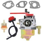 FitBest Carburetor 951-10956A / 751-10956A Huayi 161S 161SA with Fuel Filter Primer Bulb for Troy Bilt MTD Craftsman Snow Blower Thrower