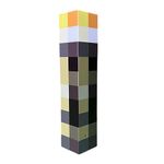 FOGAR Craft Torch Lamp - 11 Inch LED MCERS Night Light, USB Rechargeable for Bedside Lamp, Mine-Craft Lamp, for Costume Cosplay, Kids Room Living Room Gaming Room Study Room Dectoror (Yellow)