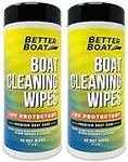 Boat Cleaner Wipes with UV Protecti