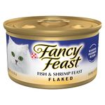 Purina Fancy Feast Flaked Fish & Shrimp Feast Cat Food - (24) 3 oz. Pull-top Can