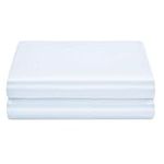 Satin Flat Sheet Only 1 - Piece Top Sheet, Extra Soft Silk Flat Bed Sheets Sold Separately (Ivory, Queen - Satin Flat Sheet Only)