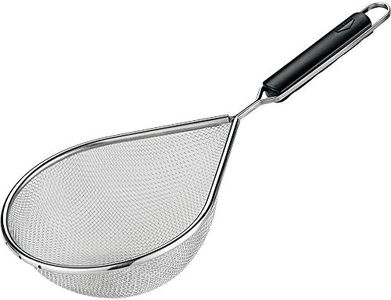 Paderno World Cuisine 8-5/8-Inch by 7-1/8-Inch Stainless-Steel Oblong Strainer