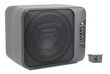 Rockville Ground Pounder, 800W Powered Dual 10" Car Subwoofer, Includes Remote, Compact Aluminum Enclosure, Perfect for Ground-Shaking Bass