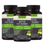 Outsup Keto Fat Burner 60 Capsules 1000MG, Weight Loss Supplement With Garcinia Cambogia, Green Coffee Beans Green Tea Extract Metabolism Booster, Fat Burner For Men & Women - (Pack of 3)