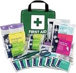 Lewis-Plast Premium First Aid Kit For Home Car Holiday And Workplace - Includes Bandages, Eye Pods, Ice Packs And Essentials For Everyday Situations, 90 Count (Pack of 1)