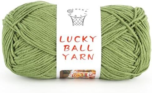 Milk Cotton Yarn,100g Yarn for Crochet,Amigurumi Yarn,Crochet Yarn for Crocheting,Cotton Yarn,Soft Yarn for Sweater,Hat,Socks,Blankets(Army Green)