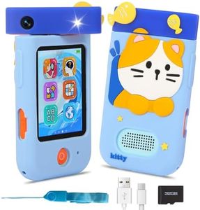 Cámara para Niños, ZUEOKAI Kids Smart Camera, Regalos de Cumpleaños y Navidad para Niños de 3 a 8 Años, Cámara Digital para Niños Videos 1080P, Cámara Portátil de Viaje para Niñas Niños 3-8 años.