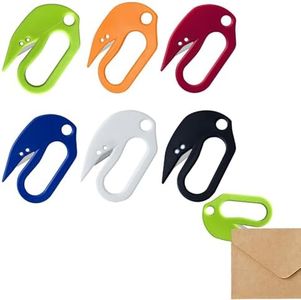 Letter Opener Envelope Slitter, 2025 New Envelope Opener without Damage, Letters Openers for Home, Office, Postal, Women, Men, Office Worker, Graduate, Students (6-Color)