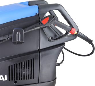 Hyundai 2600 PSI Hot Water Pressure Washer – 6.3kW 3-Phase Electric, Portable, Blue