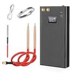 Tanniws Mini Spot Welder 7500mAh 70 Gears Spot Welding Machine Battery Board DIY Adjustable Quick Release Pen with 500 cm Nickel Sheet Portable LCD Screen Digital Spot Welder