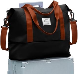 Pakembl Travel Duffle Bag,Shoulder Overnight Weekender Bag for Women,Sport Tole Gym Bag Women,Expandable Duffle Bags Hospital Bag