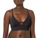 Billabong Womens Aloha V Neck Cami Bikini Top, Black Pebble, Small