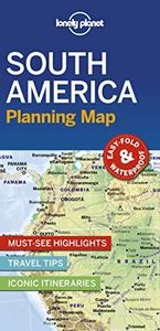 Lonely Planet South America Planning Map