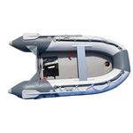 BRIS 8.2 Ft Inflatable Boat Inflatable Pontoon Dinghy Raft Tender Boat with Air-Deck Floor