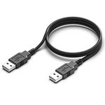 FrndzMart USB Cable 1.5 mtr USB 2.0 Type Cord A Male to USB A Male for computer and laptop HDD Enclosure, Cooling Pads