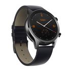 Ticwatch C2+ 1GB RAM Smartwatch Google Assistant NFC Payments IP68 Waterproof 1.3 Inch AMOLED Display Built-in GPS Fitness Heart-rate Monitor Fashion Smart Watch Compatible Android and iOS Black, Onyx