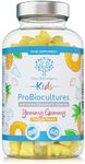 Kids Probiotics/ProBiocultures Gummies - 60 Children's probiotics Multi-Strain Gummies - Natural Pineapple Flavour – with Added B & C Vitamins for Immune Support - 2 Month Supply – UK Made