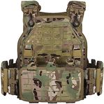 BOMTURN Tactical Vest for Men Quick Release Laser-Cutting Modular Vest for Outdoor