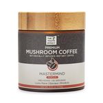 The Youth Effect Mushroom Coffee Infused with Organic Lion's Mane, Bacopa & Rhodiola. Mushroom Coffee for All-Day Productivity & Creativity + Think + Mindfulness; Low Caffeine Coffee Substitute. (100g, 50 Servings, MADE IN CANADA)