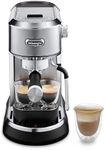 De'Longhi Dedica Maestro EC900.M, Compact Coffee Machine with Milk Frother, Barista Pump Espresso Machine, My Latte Art Technology, Coffee and Cappuccino Maker, 1450W, Metal