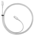 Google Pixel 30W Original Type C to Type C Fast Charging Cable For Pixel Pixel 8 Pro,8,8a Pixel 7 Pro, 7,7A, Pixel 6 Pro, 6,6A, Pixel 5/4, Chromebook, Watch, Buds,Nothing Phone 2/1, 30 watt, White