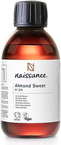 Naissance Aceite De Almendras Dulces Prensado en Frio (No 215) 250ml - Hidratante y Emoliente Cuidado Cara, Pelo, Uñas, Cuerpo, Piel – Para Masaje Corporal, Jabones, Estrías