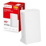 MERCUSYS MB230-4G AC1200 WiFi 4G+ CAT6 WiFi Router, Sim Slot Unlocked, Dual Band 1200 Mbps Fast Speed, Gigabit Ethernet Port, Sim Card Router, Plug & Play, Superfast 4G+ LTE Speed, App Control