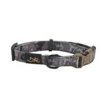 Browning Classic Preformance Webbing Pet Collar, Fully Adjustable, Available in Solid Colors and Camo Patterns, Ovix Camo, Medium