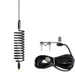 Thunderpole Long Orbitor CB Radio Antenna & 2 Bolt Mirror Bar Mount Kit | Springer CB Radio Aerial