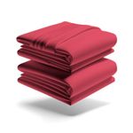 Mezzati Luxury Bed Sheets Set - Sale - Best, Softest, Coziest Sheets Ever! 1800 Prestige Collection Brushed Microfiber Bedding (Burgundy, Queen)