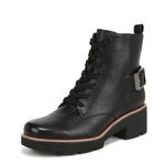 Naturalizer Women's Trendy Combat Boot, Black, 7.5