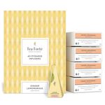 Tea Forte Ginger Lemongrass | Pack of 40 Infusion Pyramids | Organic Herbal Tea