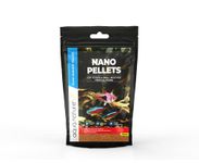 aqua nature Nano Pellets Slow Sinking Pellet Fish Food For Tetra'S & Small Mouthed Tropical Freshwater Fish (100G)