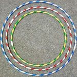 FlickBuyz-3 SIZES kids adult Weight Loss Sports hoola Hoop Series With Sharpener Exercise Fitness Gym Workout Small,Medium & Large