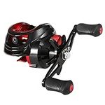 Walmeck Baitcasting Reel 18+1BB Ball Bearings Baitcasting Fishing Reel High Speed 7.2: 1 Gear Ratio Magnetic Brake System Baitcaster Reel