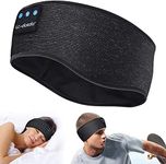 Sleep Headphones, Bluetooth Sports Headband Wireless Music Sleeping Headphones Sleep Eye Mask Earbuds for Side Sleepers Workout Running Insomnia Travel Yoga Office Father's Day Gift