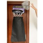 Swantú Basketball Laundry Hamper 2 in 1 Basketball Hamper Hoop Set Over the Door Hanging Clothes Hamper Fun Basket Laundry Shoot Bag Set Gift for Boy Room and Girl Bedroom