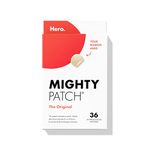 Mighty Patch Original from Hero Cosmetics - Hydrocolloid Stickers for Covering Facial Spots, Vegan-friendly and Not Tested on Animals (36 Count)