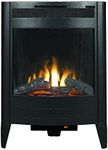 Paramount Trevor ES10006 Corner Stove with Logs, Black