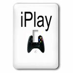 3Drose LSP_180064_1 Iplay, Black Lettering on White Background, Picture of Game Controller Toggle Switch, Multicolor