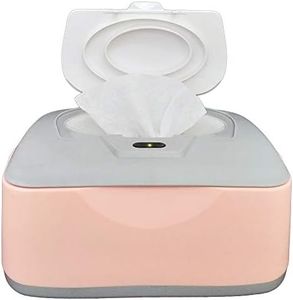 Baby Wet Wipes Warmer, Dispenser, Holder and Case - with Easy Press On/Off Switch, Only Available at Amazon