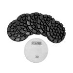 DT-DIATOOL Diamond Concrete Polishing Pads 4 Inch/100mm 6 Pieces #30 for Dry or Wet Polishing Concrete Cement Terrazzo Floor