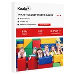 Koala Photo Paper High Glossy 8.5x11 Inches Compatible with Inkjet Printer 230gsm 100 Sheets