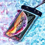 Universal Waterproof Pouch Cellphone Dry Bag Case for iPhone; Samsung Galaxy+ Note; Pixel 3 2 XL; Mi; Moto up to 6.5 inch (Pack of 1) (Multicolour)