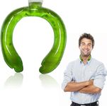 ALERIP Cooling Tube, Reusable Ice Ring Neck Cooler Wrap for Summer Heat Relief, Hiking, Hands-Free Cooling Band for Men & Women, Wearable Neck Cool Pack for Outdoor Work, Sports, Travel & Fitness